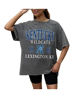 Gameday Couture Women's Grey Kentucky Wildcats Oversized Snow Wash T-Shirt