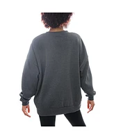 Gameday Couture Women's Charcoal Houston Texans Long Weekend Crewneck Pullover Sweatshirt