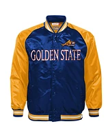 Mitchell & Ness Big Boys and Girls Navy 2000 Nba All-Star Game Satin Lightweight Raglan Full-Snap Jacket