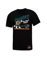 Mitchell & Ness Men's Black San Jose Sharks Local Food T-Shirt