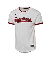 Nike Big Boys and Girls Shane Bieber White Cleveland Guardians Home Replica Player Jersey
