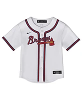 Outerstuff Toddler Ronald Acuna Jr. White Atlanta Braves Replica 2.0 Player Jersey