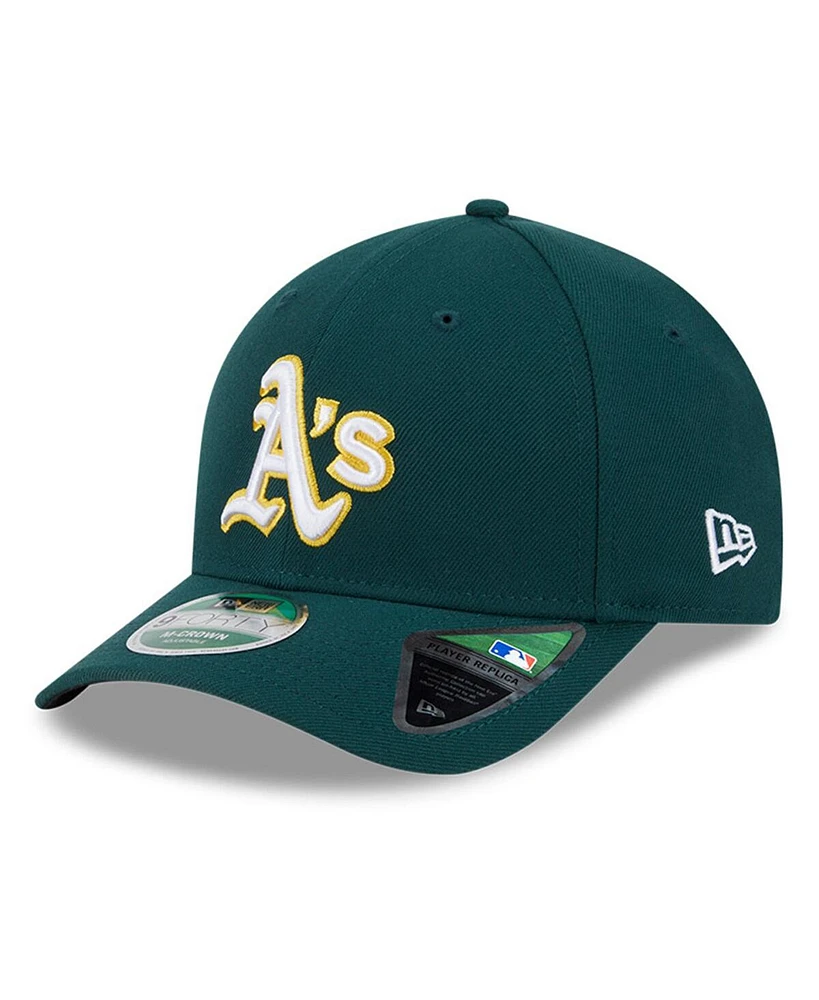 New Era Men's Green Athletics Player Replica 9FORTY Adjustable Hat