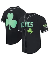 Pro Standard Men's Black Boston Celtics 2024/25 City Edition Mesh Baseball Jersey