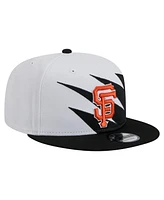 New Era Men's Black/White San Francisco Giants Jagged 9FIFTY Snapback Hat