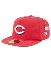 New Era Men's Red Cincinnati Reds Championship Side Flag A-Frame 59FIFTY Fitted Hat