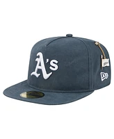 New Era Men's Dark Green Athletics Championship Side Flag A-Frame 59FIFTY Fitted Hat