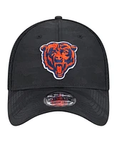 New Era Men's Black Chicago Bears Active Camo 39THIRTY Flex Hat