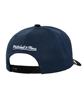 Mitchell & Ness Men's Navy/Black Denver Nuggets Under Arch Two-Tone Pro Crown Snapback Hat