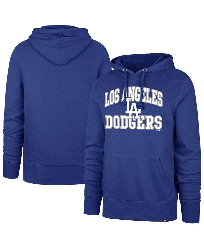 '47 Brand Men's Royal Los Angeles Dodgers Velocity Headline Pullover Hoodie
