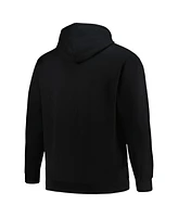 Mitchell & Ness Men's Black Atlanta Hawks Hardwood Classics Big Tall Pullover Hoodie