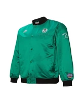 Mitchell & Ness Men's Kelly Green Boston Celtics Hardwood Classics Team Og 3.0 Lightweight Satin Full-Snap Jacket
