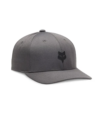 Fox Big Boys and Girls Gray Racing Lithotype 110 Structured Adjustable Hat