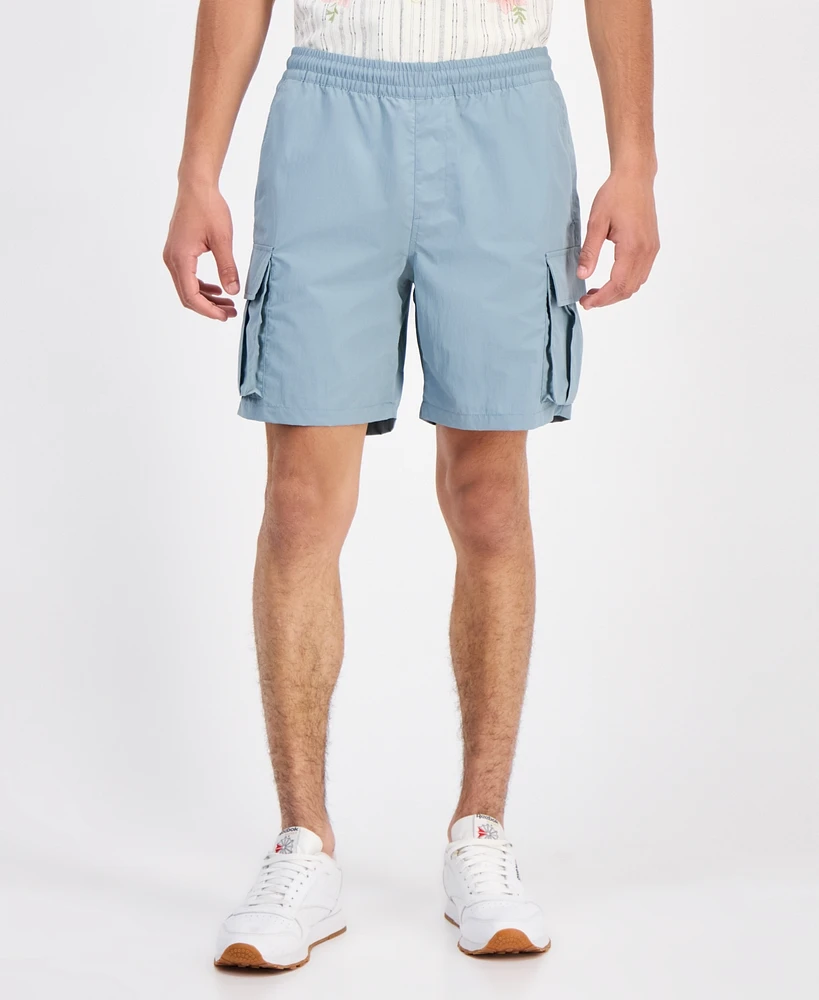Sun + Stone Men's Nylon 7" Cargo Shorts, Exclusively at Macy's