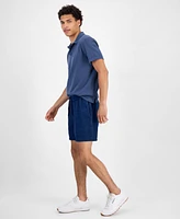 Sun + Stone Antonio Patchwork 6" Shorts, Exclusively at Macy's