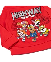 Paw Patrol Big Boys Fleece Sweatshirt and Pants Outfit Set