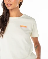 Roxy Juniors' Aloha State Cotton Boyfriends Graphic T-Shirt