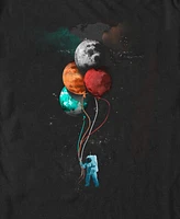 Design By Humans Men's The Spaceman's Trip Short Sleeve T-Shirt