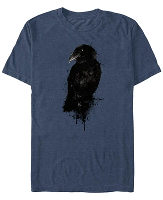 Design By Humans Men's The Raven Short Sleeve T-Shirt