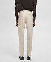 Mango Men's Eu Super Slim-Fit Suit Pants