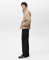 Mango Men's Regular-Fit Cotton Jacket