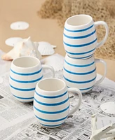 Certified International Dockside 4-Pc. Mugs, Service For 4