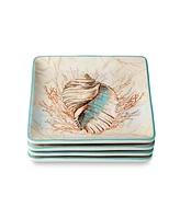 Certified International Escape to the Sea 4-Pc. Salad Plates, Service For 4