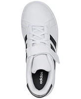 Adidas Little Kids Grand Court 00s Stay-Put Closure Fastening Strap Casual Sneakers from Finish Line
