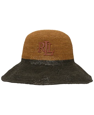 Lauren Ralph Lauren Color Block Crochet Bucket Hat