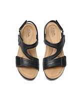 Clarks Women's Calenne Carmen Slip On Flat Sandals