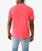 True Religion Men's Short Sleeve High Density Logo T-Shirt