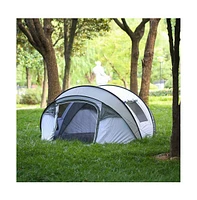 EchoSmile Camping Instant Tent, 6 Person Pop Up Tent, Water Resistant Dome Tent, Easy Setup for Camping Hiking and Outdoor, Portable Tent with Carry B