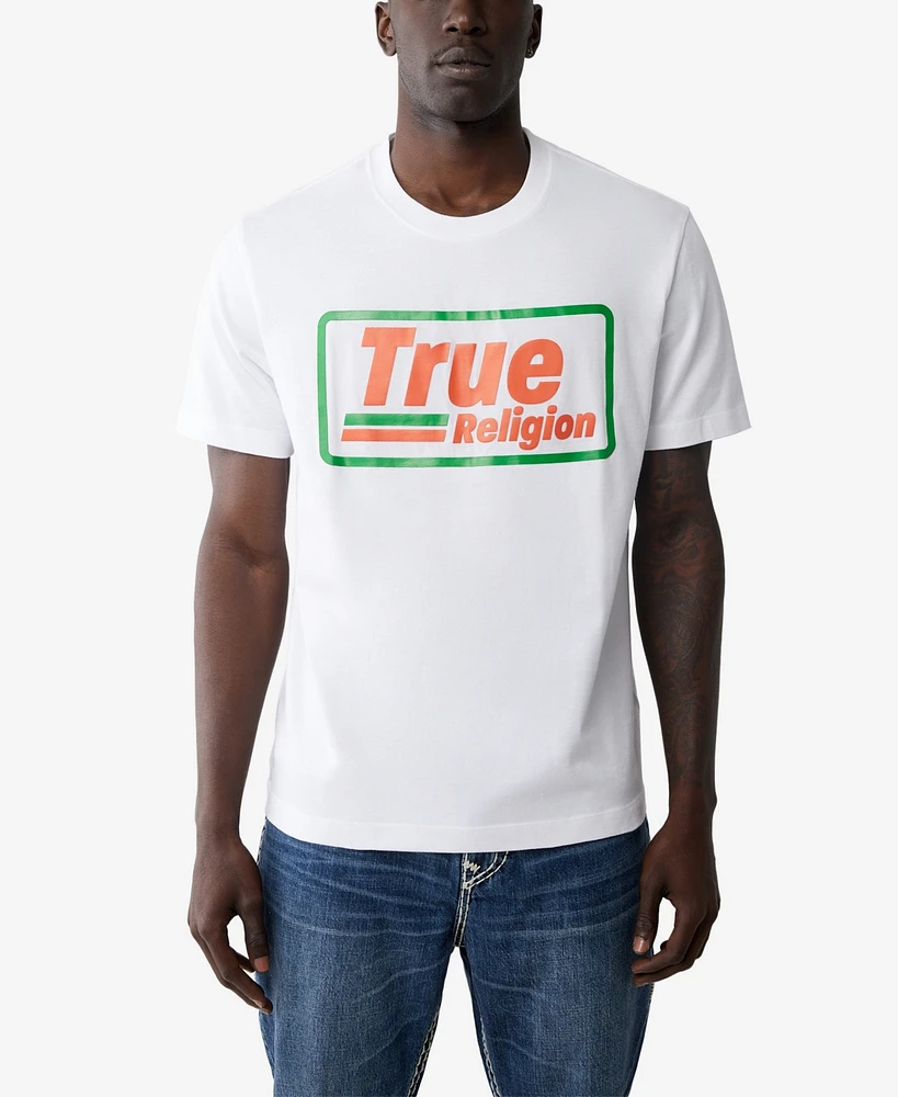 True Religion Men's Short Sleeve High Density T-Shirt