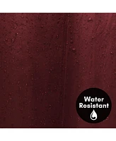 Americanflat 71x74 Solid Burgundy Shower Curtain - Water Resistant - Polyester Fabric