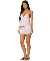 Edikted Women's Talula Eyelet Shorts