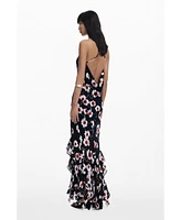 Desigual Women's Poppy ruffle midi dress