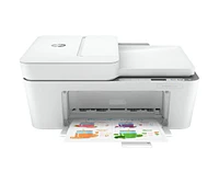 DeskJet 4158e Plus Wireless Color Inkjet Printer Print Scan Copy Mobile Printing 6 Months Instant Ink Home & Office White + Uax 4K Hdmi 2.0 Cable + Cp