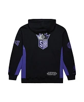 Mitchell & Ness Men's Black Sacramento Kings Hardwood Classics Team Origins Fleece Pullover Hoodie
