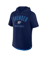Fanatics Men's Athletic Navy Oklahoma City Thunder Pass Legend Hooded T-Shirt