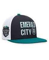Nike Men's Navy/Aqua Seattle Mariners Pro Trucker Snapback Hat