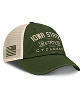 Fanatics Men's Olive Iowa State Cyclones Oht Military Appreciation Frontier Trucker Adjustable Hat