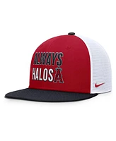 Nike Men's Red Los Angeles Angels Pro Trucker Snapback Hat