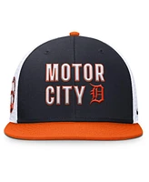 Nike Men's Navy/Orange Detroit Tigers Pro Trucker Snapback Hat