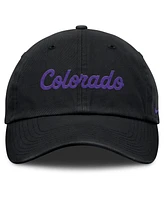 Nike Women's Black Colorado Rockies Club Adjustable Hat
