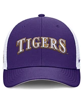 Nike Men's Purple Lsu Tigers 2025 Dugout Coaches Rise Performance Trucker Adjustable Hat