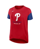 Nike Women's Red Philadelphia Phillies Flowy T-Shirt