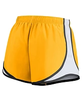 Nike Women's Gold Iowa Hawkeyes Spring Break Tempo Performance Shorts