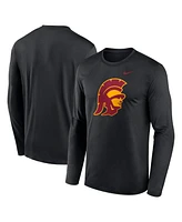 Nike Men's Black Usc Trojans Primetime Alternate Logo Legend Long Sleeve T-Shirt