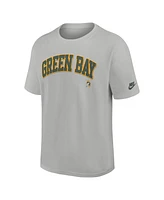 Nike Men's Silver Green Bay Packers Rewind Max90 Statement T-Shirt