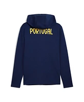 Puma Men's Navy Portugal National Team Casuals Full-Zip Hooded Jacket